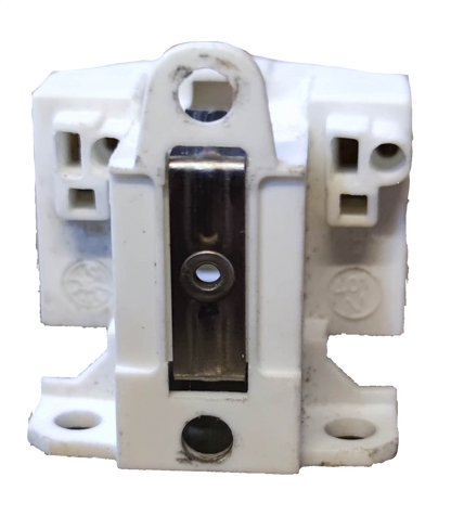 White socket for PL Lights G23 lighting installation accessory by Electx Electrical Supply