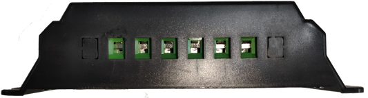 ZwitseRise Solar Charge Controller PWM with multiple green terminal connectors for electrical circuitry
