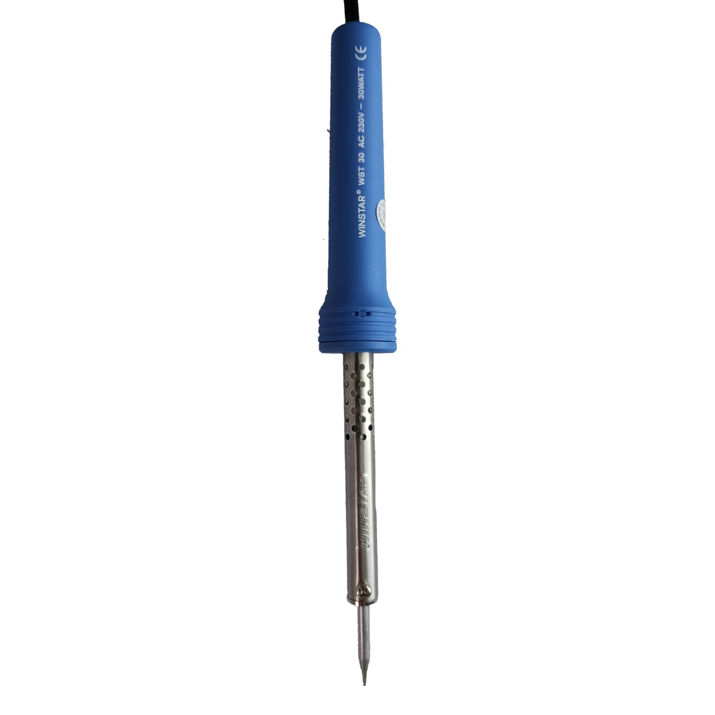 Winstar 30W soldering iron 220V with a blue handle and a fine tip for precise soldering tasks