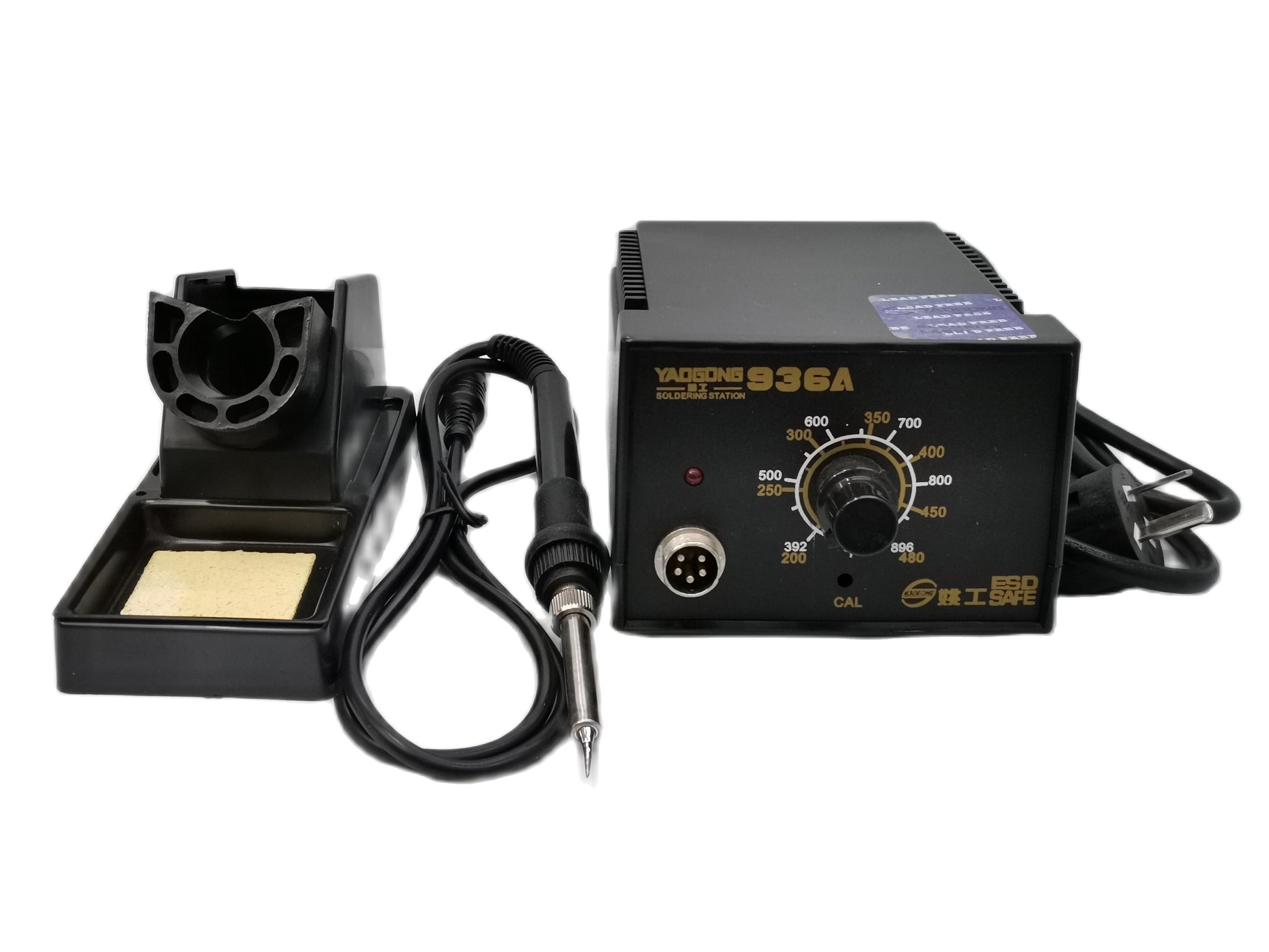 Soldering Station 936A 220V 50W with iron holder and adjustable temperature control for precise soldering tasks