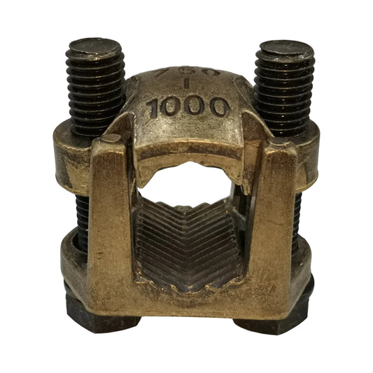 Solderless Connector Double Bolt 380mm - 500mm Copper 750-1000MCM