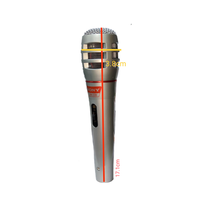 Sony microphone with microphone cord studio vocal recording handheld device