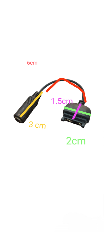 Sony phone audio adapter cable featuring a compact design for connecting devices easily