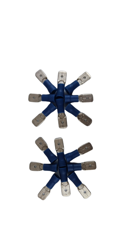 Pack of spade terminal connector 7mm for reliable electrical connections and circuitry projects