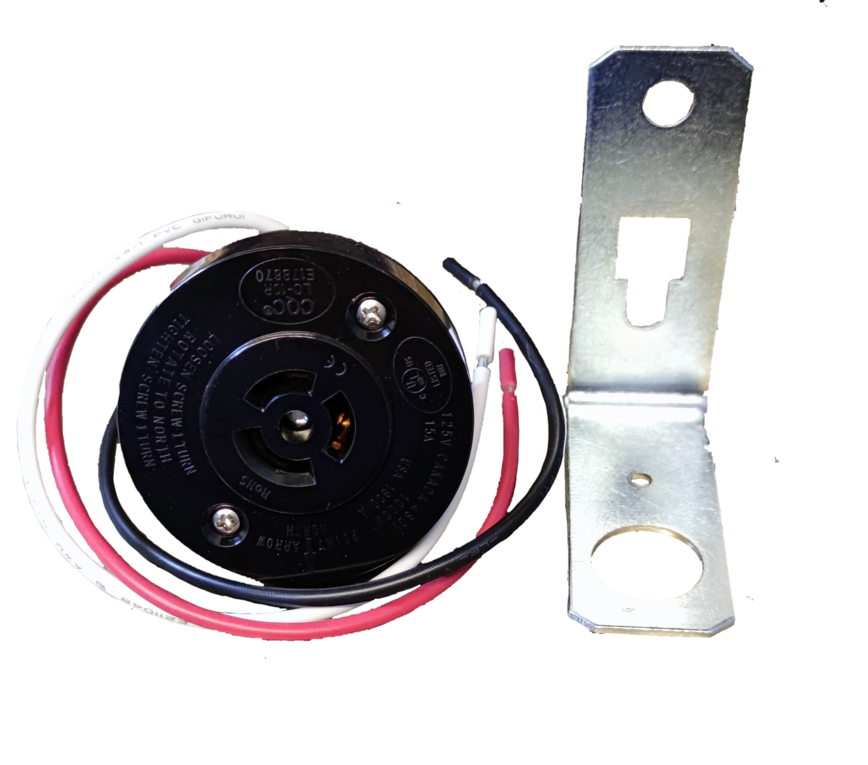 Spectra photo cell socket 1800VA for automatic lighting control with mounting bracket