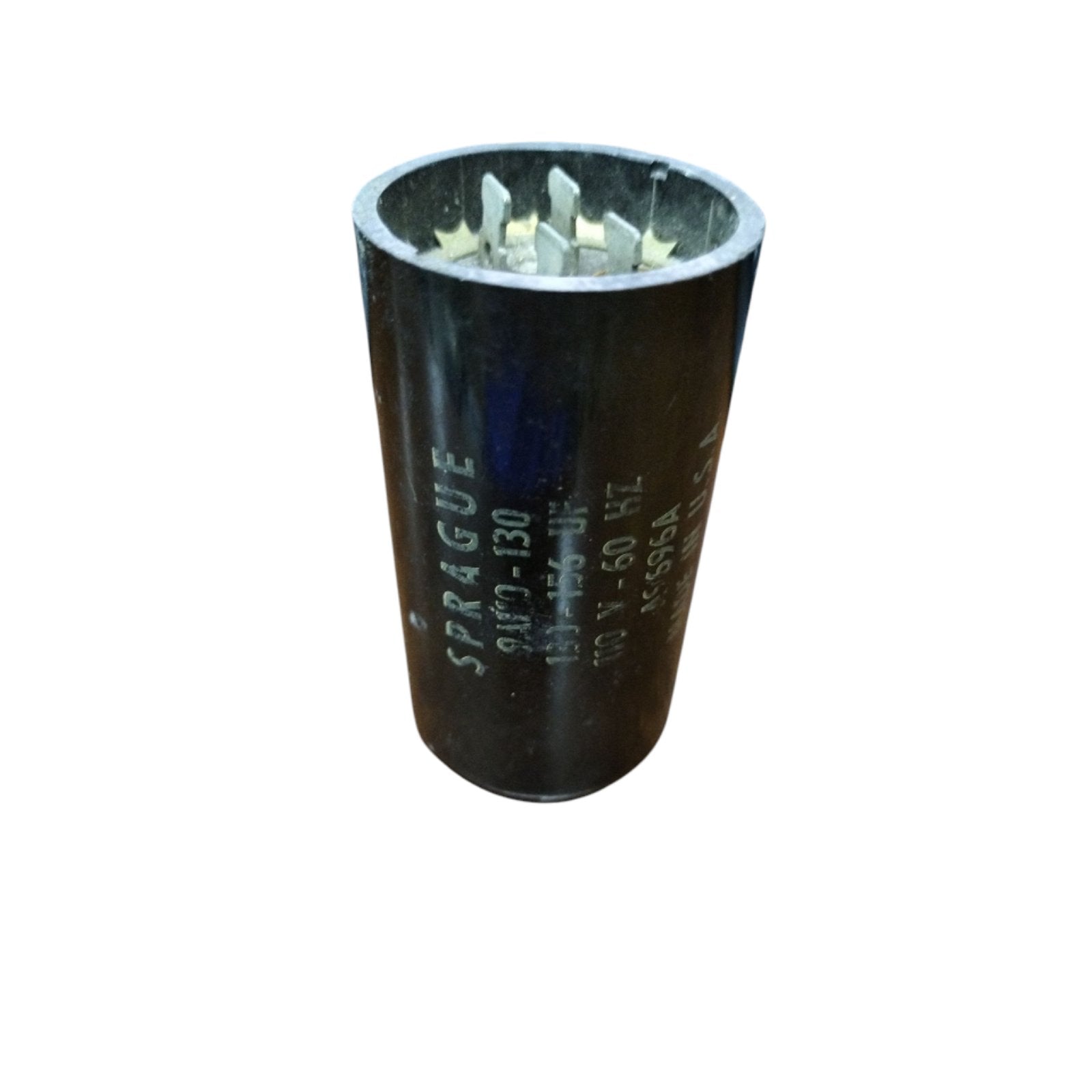 Spargue Motor Start Capacitor 130-156UF for Electrical Circuitry Applications