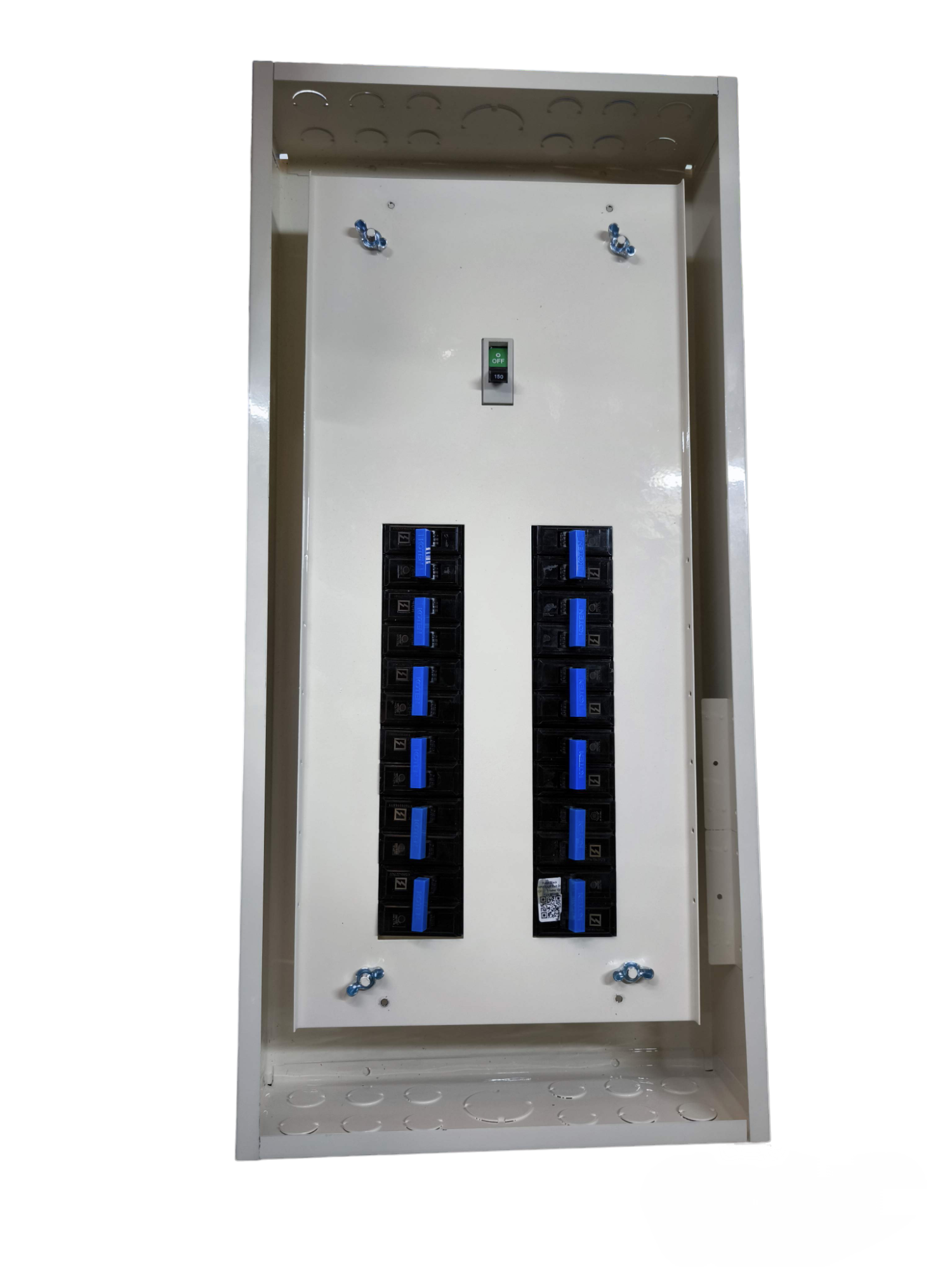 Koten metal panel enclosure with circuit breakers and main switch Panel Board 150A 2Pole 250SPS for residential distribution