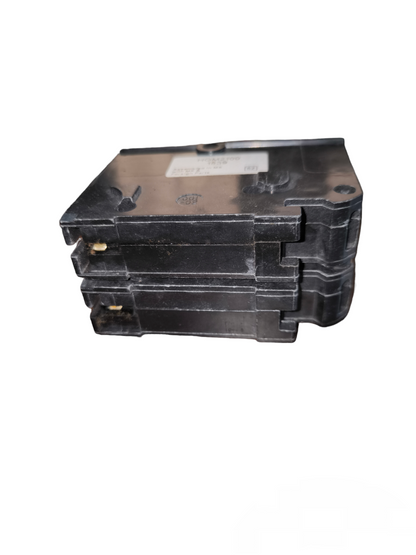 Square D 100A 2 Pole Circuit Breaker black electrical component with two poles