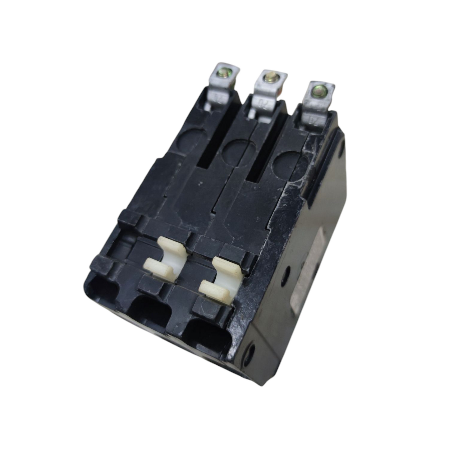 Square D 50A 3 Pole 22KAIC 220V Circuit Breaker electrical component in black casing
