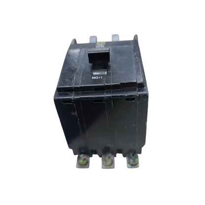 Square D 50A 3 Pole 22KAIC 220V Circuit Breaker electrical component in black plastic casing