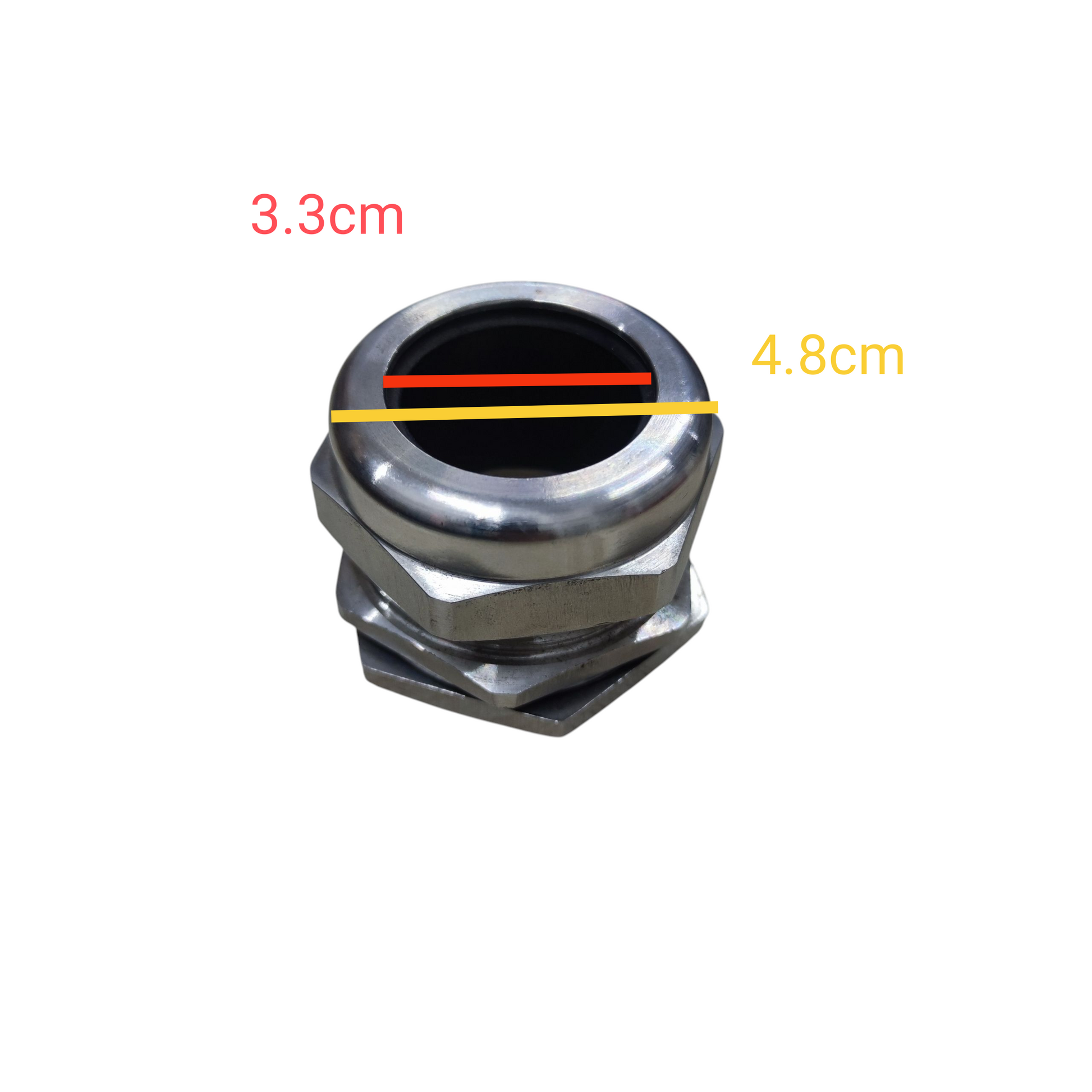 Wixim stainless cable gland 22-32mm PGM-36 made of durable stainless steel for secure cable management