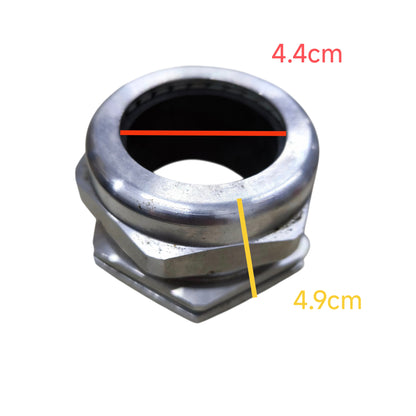 Wixim stainless cable gland 38-44mm PGM-48 in silver metal for secure cable management