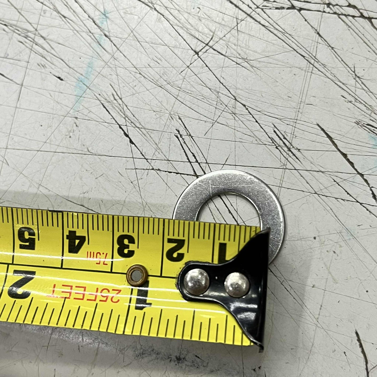 2cm Stainless Washer with Measuring Tape for Accurate Sizing and Easy Installation