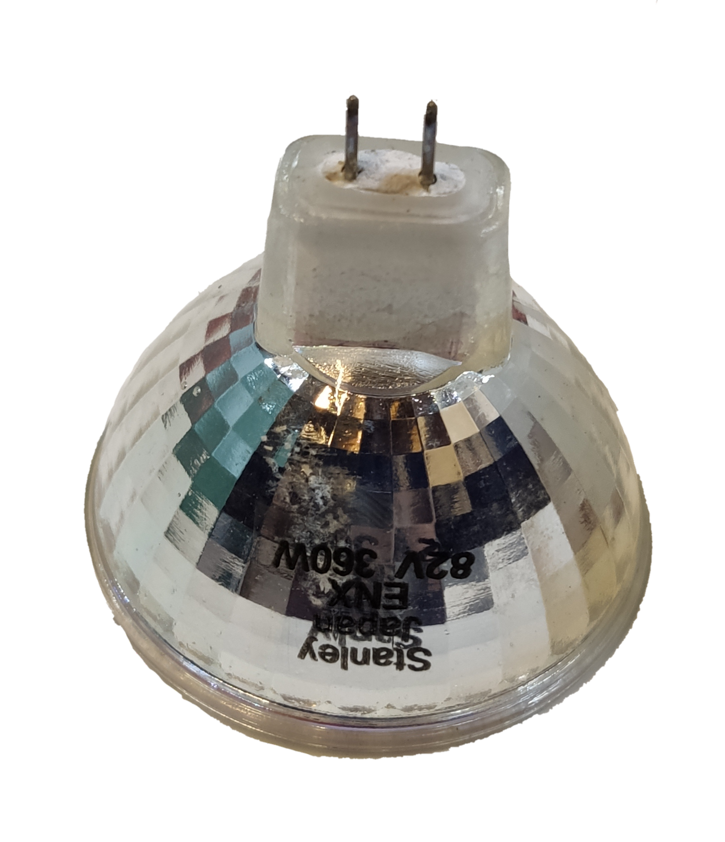 Stanley MR16 Halogen Lamp 360W 82V ENX bulb with reflective surface and two-pin base