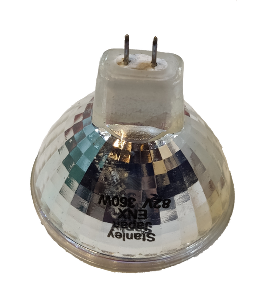 Stanley MR16 Halogen Lamp 360W 82V ENX bulb with reflective surface and two-pin base