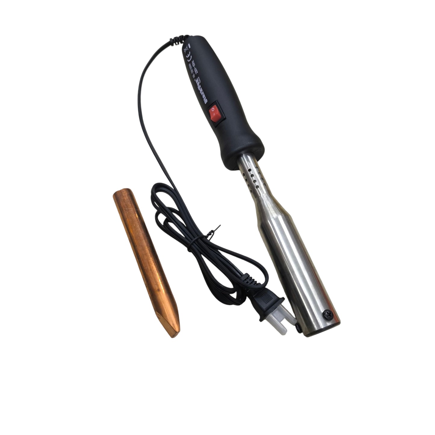 Starktex 200W Soldering Iron 220V with black handle and copper tip for heavy-duty soldering tasks