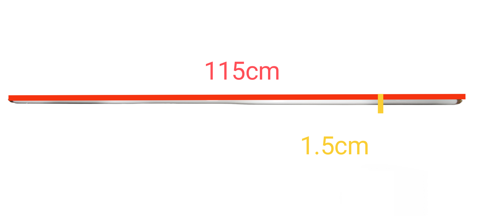 Red T5 28W 220V Starlux fluorescent lamp compact fluorescent bulb with 115cm length and 1.5cm diameter