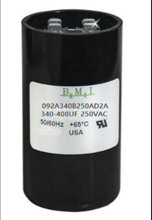 BMI Starting Capacitor 378-455uf 250v for reliable motor performance and electrical efficiency