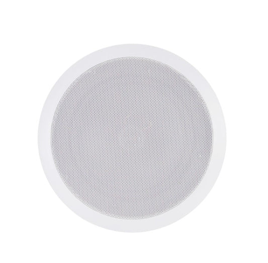 Stellar Clio Series 8 Inches Ceiling Speaker white round flush mount grille for in ceiling home audio