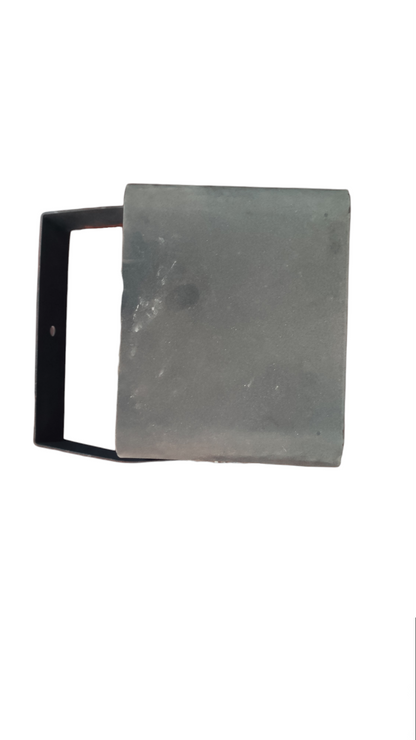 Sub Zero strobe light with red filter 220V in a gray metal casing with mounting bracket