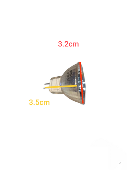 Sunlite 35W 12V MR11 Halogen Bulb with 3.2cm diameter and 3.5cm length reflective glass