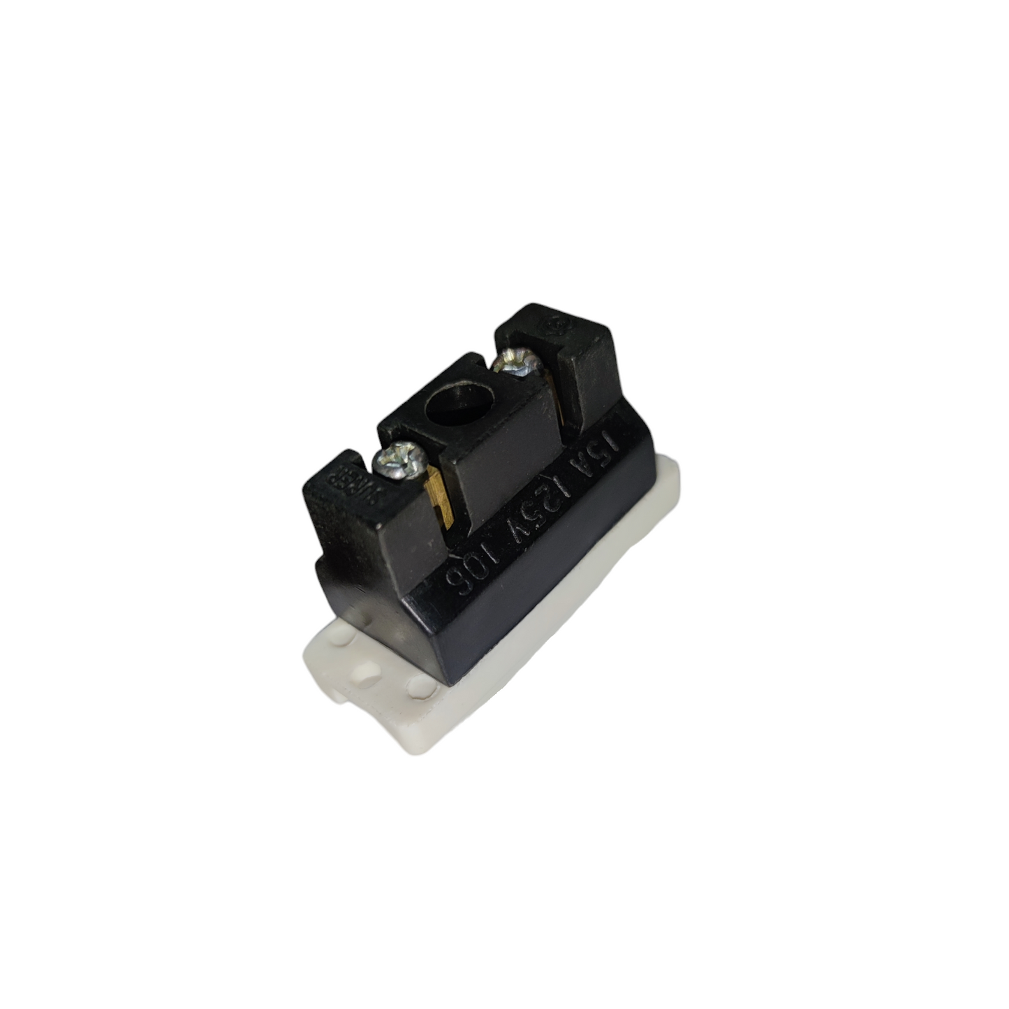 Surer Flat Pin Outlet Device 15A 125V power point switch plug component in black and white