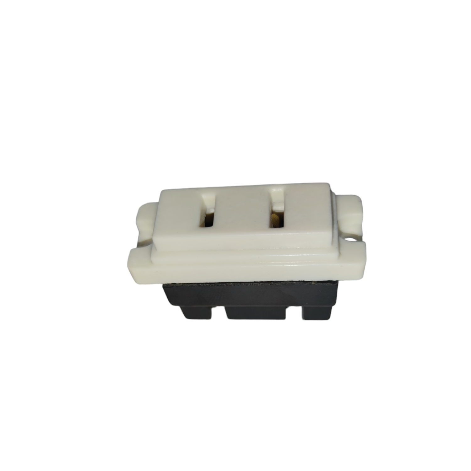 Surer Flat Pin Outlet Device 15A 125V power point switch plug in white and black
