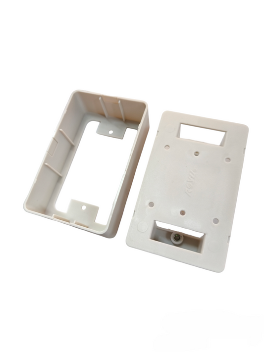 Royu Surface Type Utility Box 2x4 RUB2 electrical circuitry part in white plastic