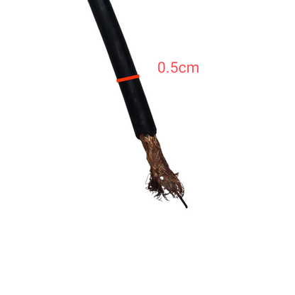 Swan RG59 coaxial cable 75 ohms with durable black insulation for reliable connectivity