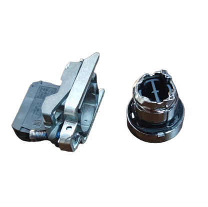 Schneider Switch Spring Return 2A 220V Green Normally Open component for power points and switches