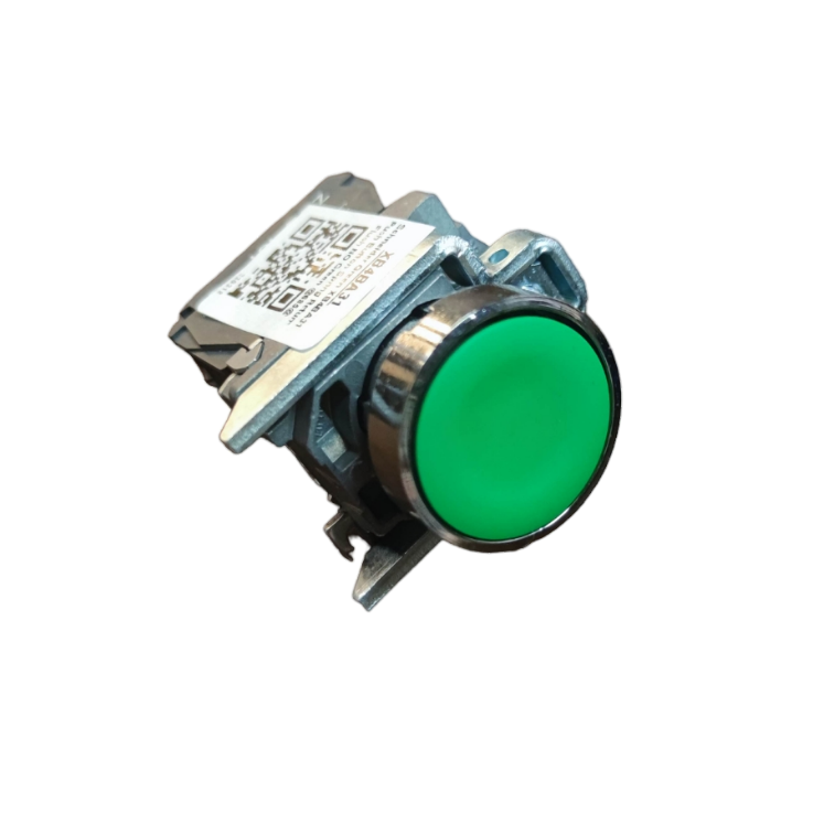 Schneider Switch Spring Return 2A 220V Green Normally Open push button switch component