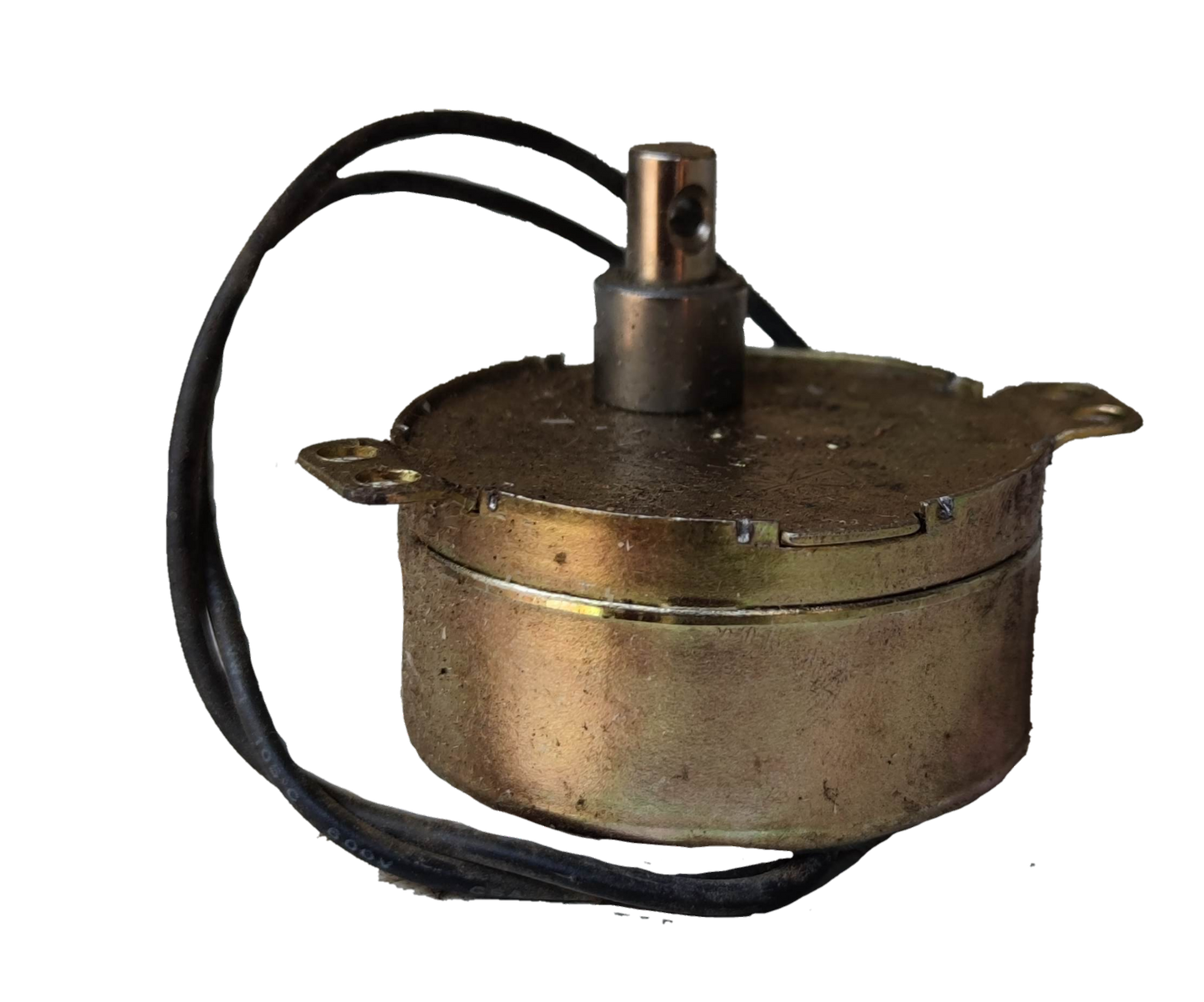 Taiwan made Synchronous Motor 220V with metal casing and wired connectors for electrical circuitry