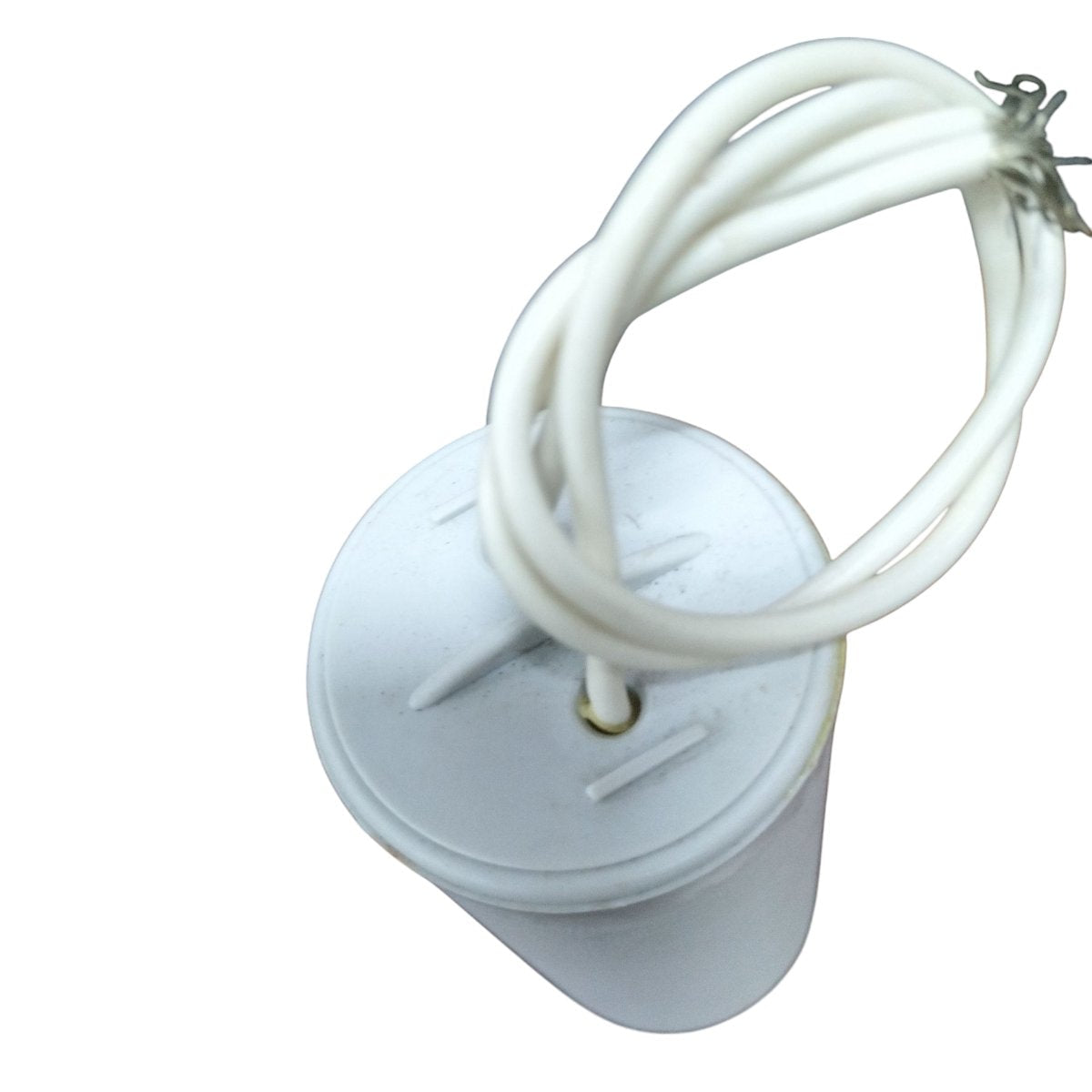 Syscap 2MFD 600V AC Running Capacitor with wire leads for electrical applications