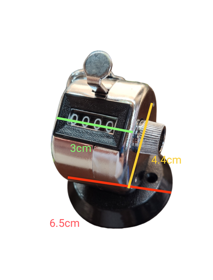 Compact Tactical Counter 4 Digits with metal body and thumb lever for gameplay accessories