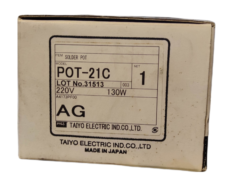 Goot soldering pot 270 - 530 degrees celsius model POT-21C 130W 220V in original packaging