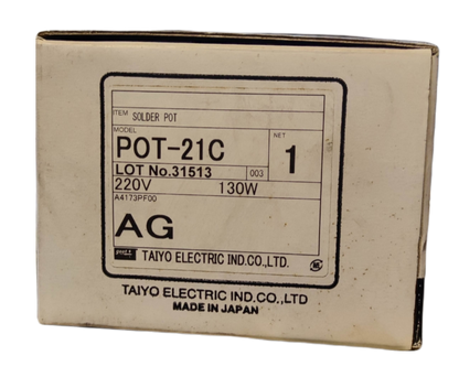 Goot soldering pot 270 - 530 degrees celsius model POT-21C 130W 220V in original packaging