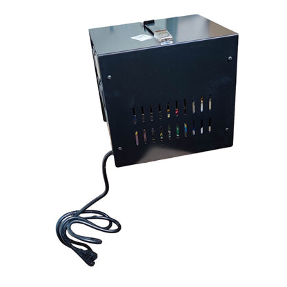 Techno 3000W automatic voltage regulator with durable design and power cord for reliable voltage stabilization