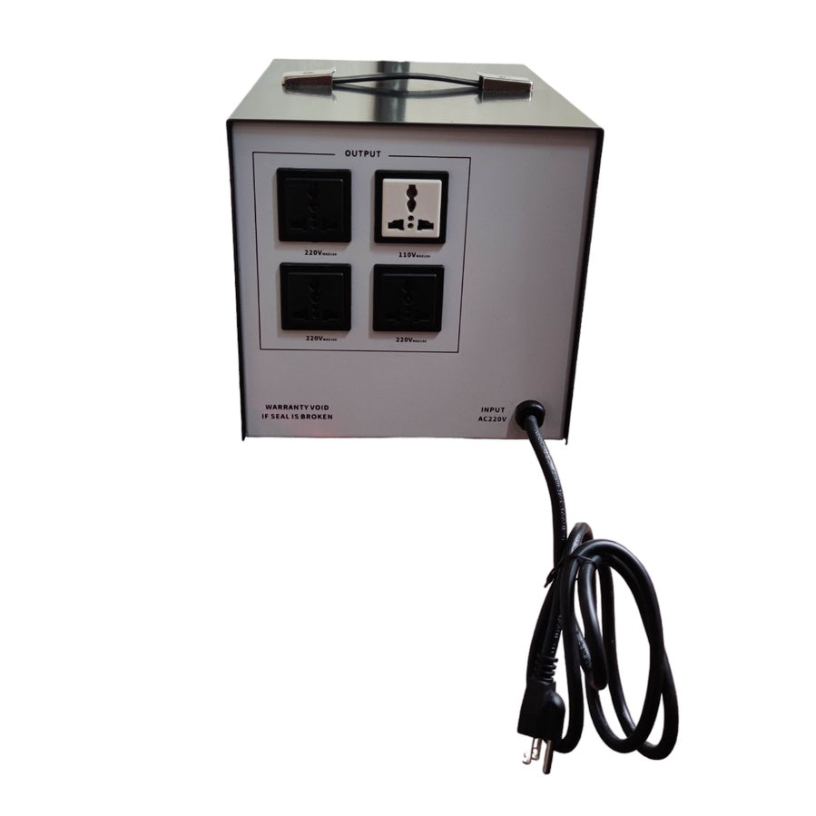 Techno 5000W AVR Servo Motor 220V Input with dual output sockets for stable voltage regulation