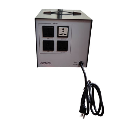 Techno 5000W AVR Servo Motor 220V Input with dual output sockets for stable voltage regulation