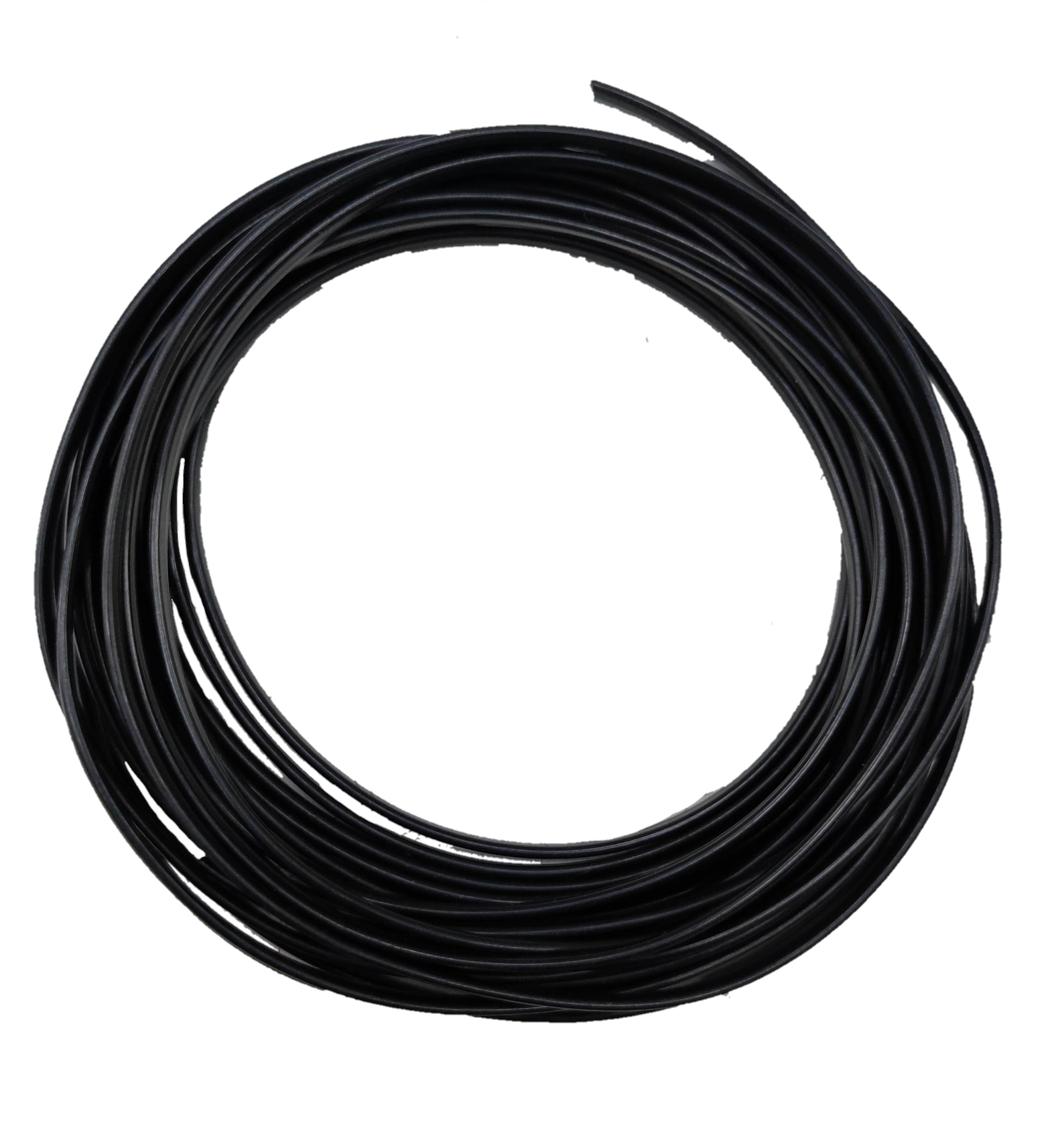 Coiled black Telephone Flat Wire For Extension from China for phone line connections