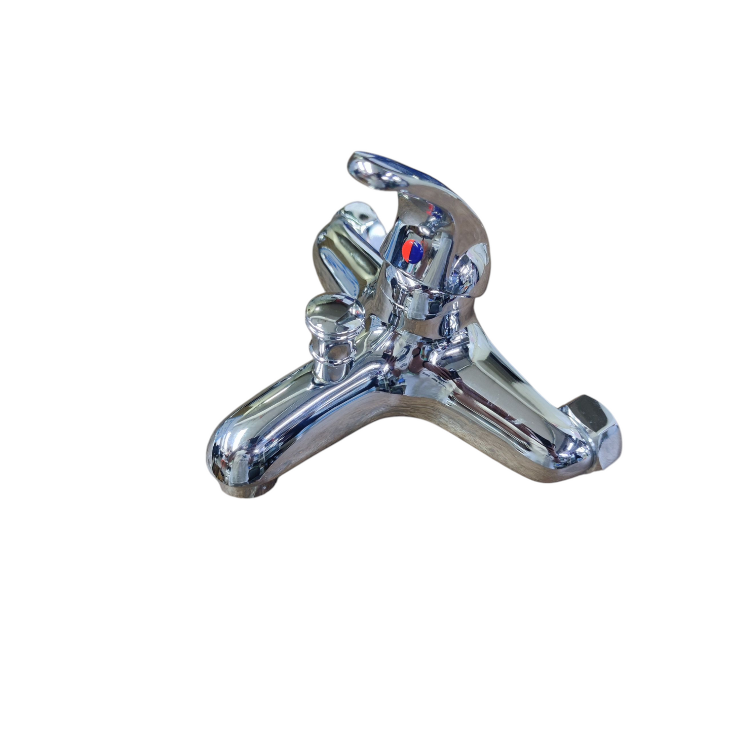 Meco bath mixer with shiny chrome finish and Telephone Shower Head A-320N design