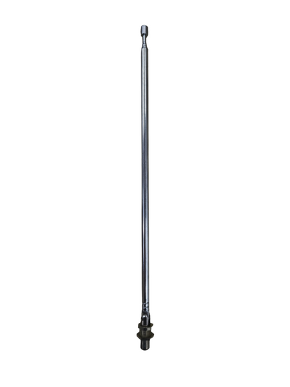 Telescopic Antenna for Analog TV with metal rod and adjustable length for improved signal reception