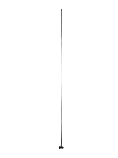 Telescopic Antenna for Analog TV with long extendable metal rod and black base from China