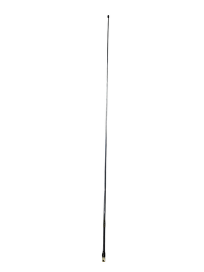 Telescopic Antenna for Analog TV with a long extendable metal rod and mounting base