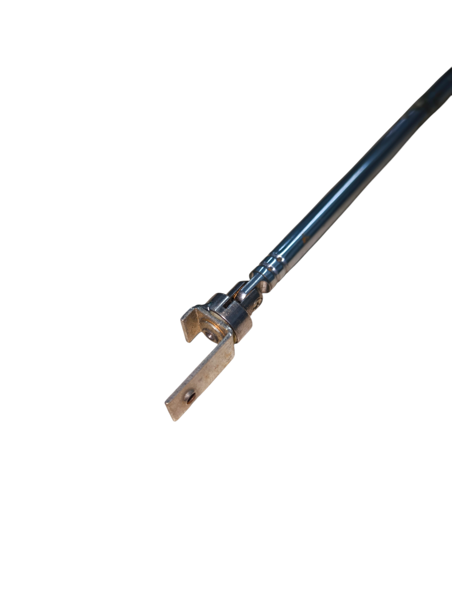 Telescopic Antenna for Analog TV with metal adjustable rod and connector for enhanced signal reception