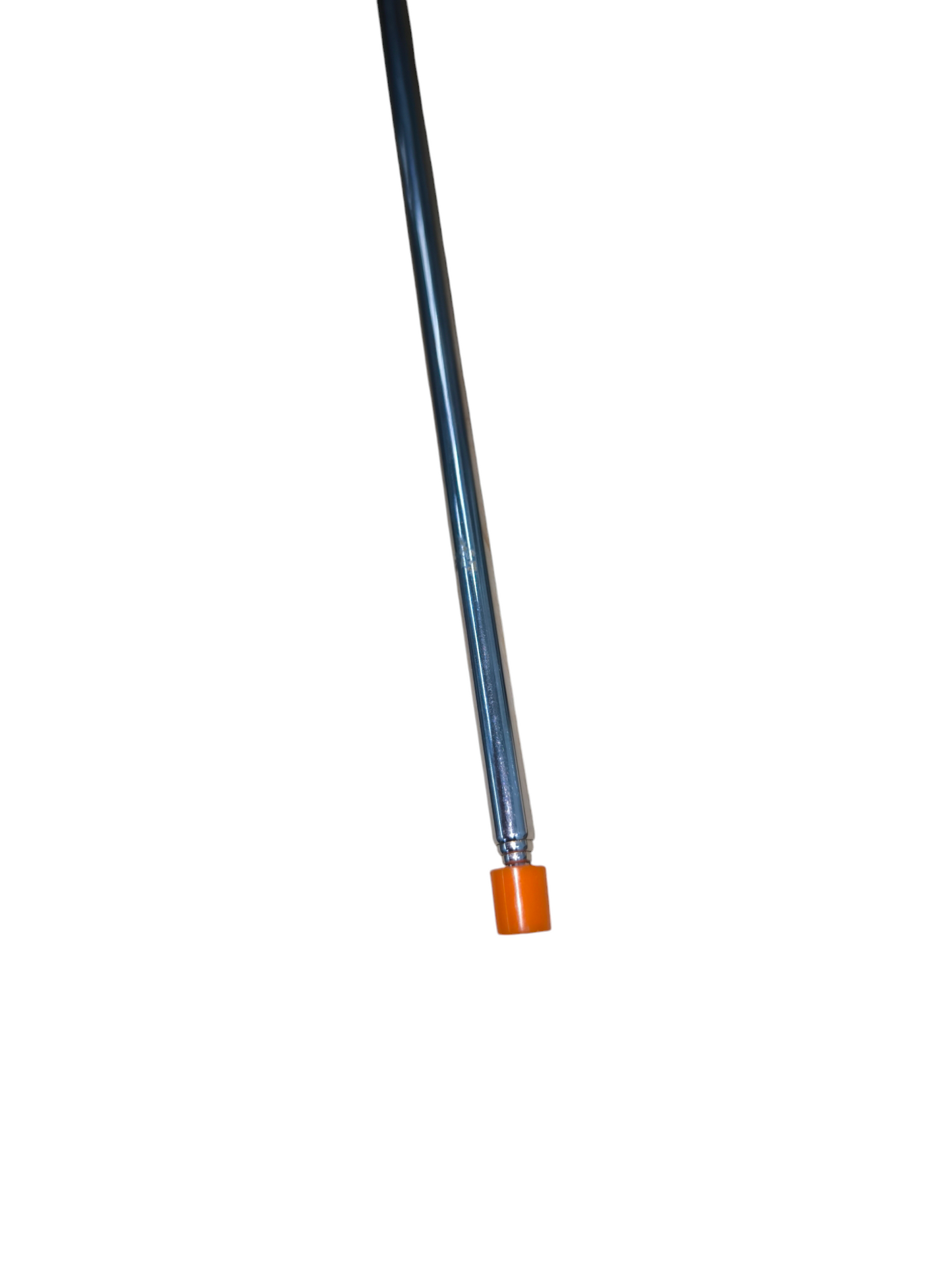 Telescopic Antenna for Analog TV with metal extendable rod and orange plastic base