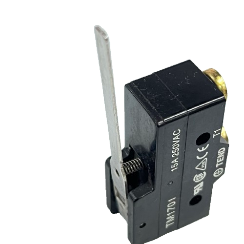 Limit Switch 15A 250VAC Tend black snap action micro switch with metal lever for appliance control
