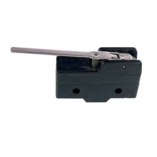 Tend Limit Switch 15A 250VAC black rectangular micro switch with long metal lever actuator and mounting holes