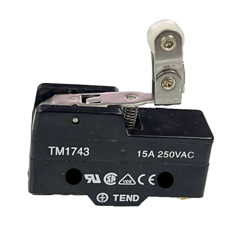 TEND Limit Switch 15A 250VAC black roller lever TM1743 micro switch for appliances and machinery