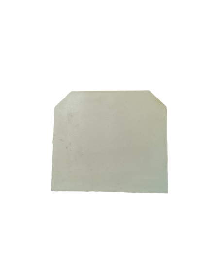 Grippes Terminal Block Cover 3.6cm white insulating electrical component for circuitry